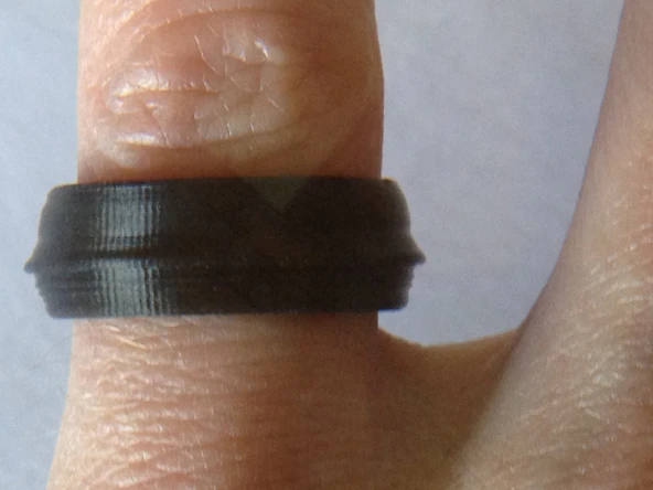 Byr yüz taramasından yapılmış yüzük (Plastik Aparattır!!!) 3D - Resim 3