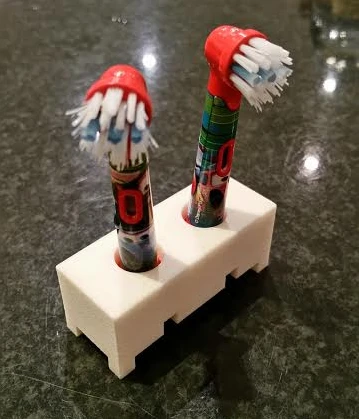 Byr Oral-B elektrikli diş fırçası başlığı tutucusu (Sadece Plastik Aparattır!!!) 3D - Resim 2