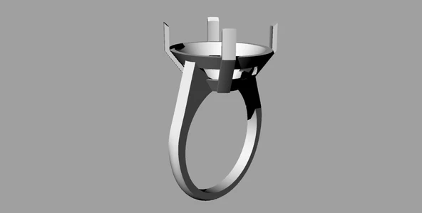 Byr Değerli taş yüzük (Plastik Aparattır!!!) 3D - Resim 2