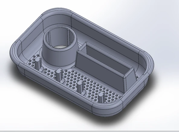 Byr Oral-B Tutucu (IKEA STUGVIK Sabunluktan tutun) (Sadece Plastik Aparattır!!!) 3D - 4