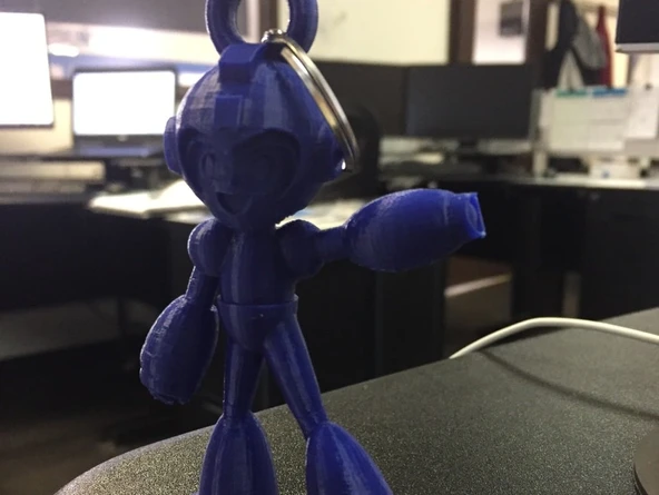 Byr Megaman Kolye (Sadece Plastik Aparattır!!!) 3D - Resim 3
