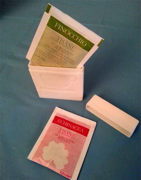 Byr Çay Poşeti Tutucu (Sadece Plastik Aparattır!!!) 3D