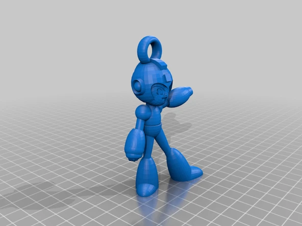Byr Megaman Kolye (Sadece Plastik Aparattır!!!) 3D - Resim 2