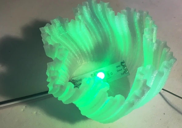 Byr 4cm Çay Işığı (Sadece Plastik Aparattır!!!) 3D