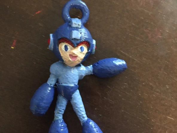 Byr Megaman Kolye (Sadece Plastik Aparattır!!!) 3D - Resim 4