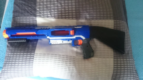 Byr Nerf Rampage Dipçik/Omuzluk (Plastik Aparattır!!!) 3D - Resim 3