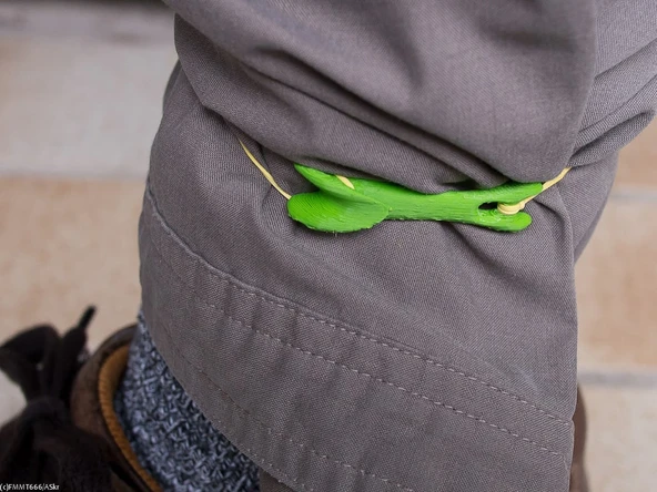 Byr Bisiklet Pantolon Kelepçesi (lastik bantlar için) (Plastik Aparattır!!!) 3D