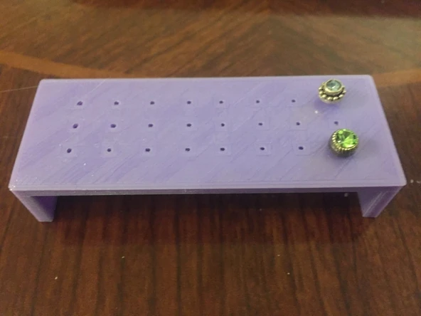 Byr Küpe Tutucu-12 çift (Sadece Plastik Aparattır!!!) 3D