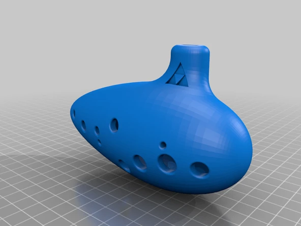 Byr Triforce Sembollü Ocarina (Plastik Aparattır!!!) 3D - Resim 4