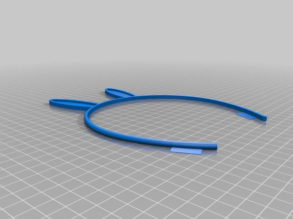 Byr Tavşan Kulaklı Saç Bandı (Sadece Plastik Aparattır!!!) 3D - 4