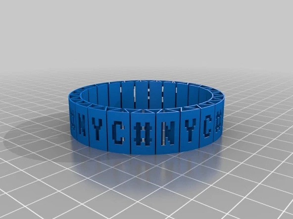 Byr #Nyc bilezik (Plastik Aparattır!!!) 3D ürün görseli