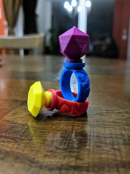 Byr Yüzük-kalp (Plastik Aparattır!!!) 3D - Resim 5