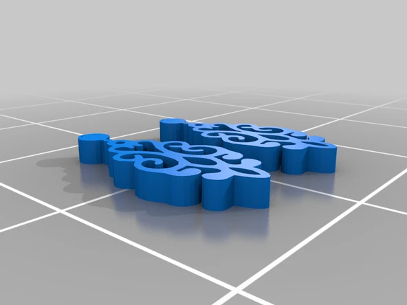 Byr Küpe Arabesco (Plastik Aparattır!!!) 3D - 3