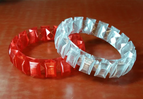 Byr Çift Taraflı Esnek Bileklik (Sadece Plastik Aparattır!!!) 3D - Resim 3