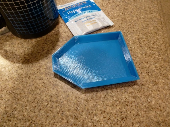 Byr Çay Torbası Tepsisi (Sadece Plastik Aparattır!!!) 3D - 3