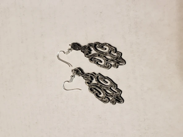 Byr Küpe Arabesco (Plastik Aparattır!!!) 3D - 5