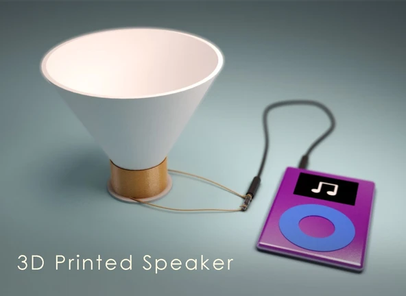 Byr 3D Baskılı Hoparlör (Sadece Plastik Aparattır!!!) 3D - Resim 2