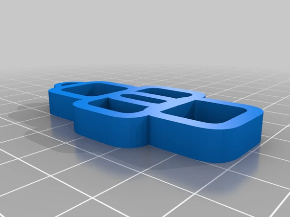 Byr Yuvarlak Kare Küpe (Plastik Aparattır!!!) 3D - 3