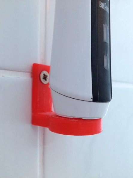 Byr Braun Oral-B İçin Basit Diş Fırçalığı (duşta) (Sadece Plastik Aparattır!!!) 3D