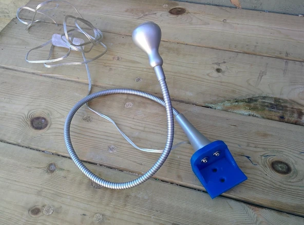 Byr Ikea LED Kaz Boynu Lamba Duvar Braketi (Sadece Plastik Aparattır!!!) 3D ürün görseli