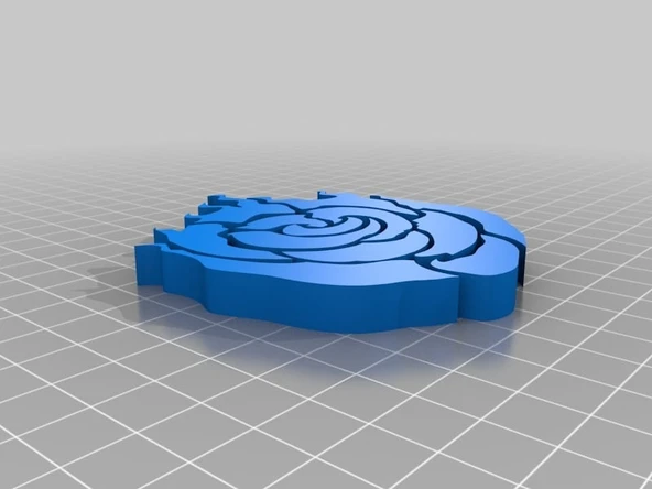 Byr RWBY Yakut kemer klipsi (Sadece Plastik Aparattır!!!) 3D