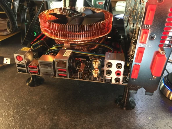 Byr Anakart test ayakları (Sadece Plastik Aparattır!!!) 3D - Resim 2