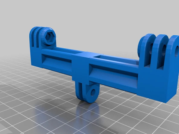 Byr GoPro, Xiaomi, SJCAM ve diğerleri için ikili destek (Sadece Plastik Aparattır!!!) 3D - 3