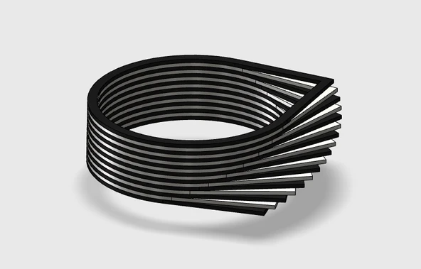 Byr BÜKÜM YÜZÜK (Plastik Aparattır!!!) 3D - Resim 2