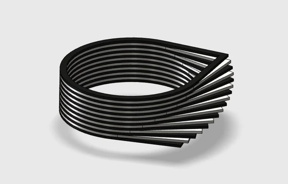 Byr BÜKÜM YÜZÜK (Plastik Aparattır!!!) 3D ürün görseli