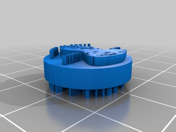 Byr Amerikan Penny (kalın yazı) (Plastik Aparattır!!!) 3D - Resim 2