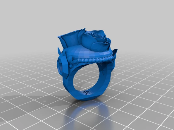 Byr Gül yüzük-yıl Sevgililer Günü (Sadece Plastik Aparattır!!!) 3D - Resim 3