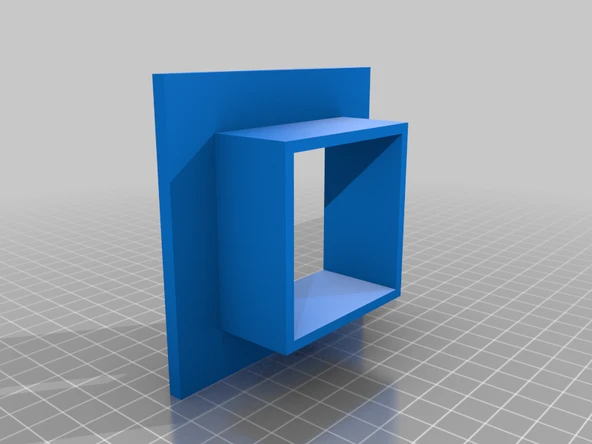 Byr Üniversal Şekilli Kesilmiş - Kare (Sadece Plastik Aparattır!!!) 3D - 2