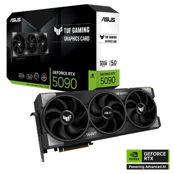 ONTECH - Asus Geforce Tuf-rtx5090-32g-gamıng 32gb Gddr7 512bıt 2xhdmı 3xdp Ekran Kartı