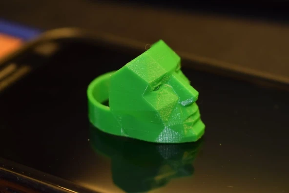 Byr Düşük Poli Maske Halkası Sürümü (Plastik Aparattır!!!) 3D - 4