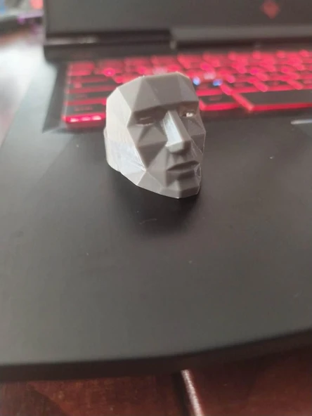 Byr Düşük Poli Maske Halkası Sürümü (Plastik Aparattır!!!) 3D - 2
