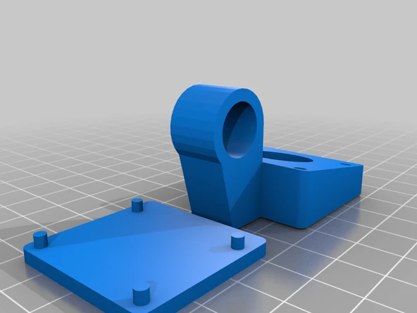 Byr Klozet Kapağı Değiştirme Menteşesi (Sadece Plastik Aparattır!!!) 3D - 4