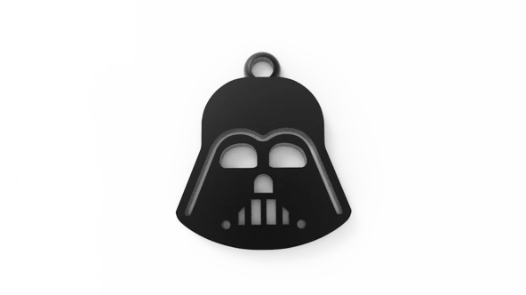 Byr Darth Vader Süsleme (Sadece Plastik Aparattır!!!) 3D - Resim 4