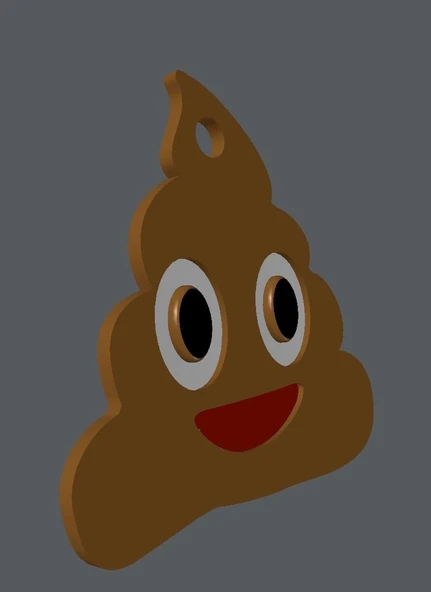 Kaka Emoji Süsü (Plastik Aparattır!!!)