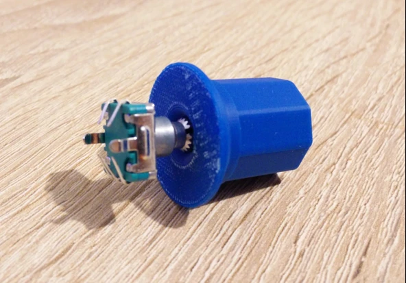 Byr Potansiyometre düğmesi (Sadece Plastik Aparattır!!!) 3D - Resim 4