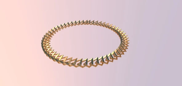 Byr Kapalı döngüden yapılmış kapalı döngü (veya isterseniz bilezik) (Plastik Aparattır!!!) 3D ürün görseli