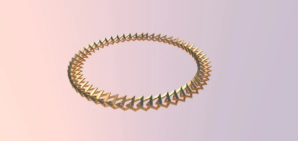 Byr Kapalı döngüden yapılmış kapalı döngü (veya isterseniz bilezik) (Plastik Aparattır!!!) 3D - Resim 3