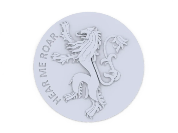 Byr Lannister Hanesi Mührü (Sadece Plastik Aparattır!!!) 3D - Resim 2