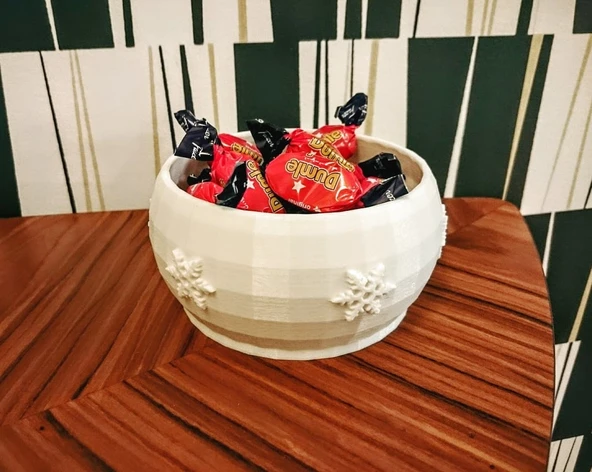 Byr Kar tanesi kasesi (Sadece Plastik Aparattır!!!) 3D