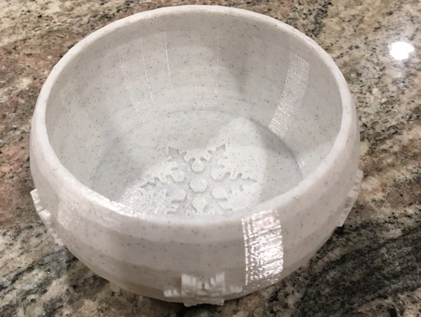 Byr Kar tanesi kasesi (Sadece Plastik Aparattır!!!) 3D - 4