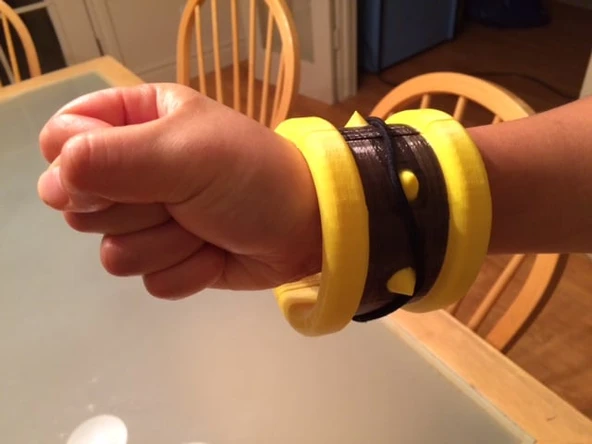 Byr Cosplay kostümü için Spikey bilezik (Sadece Plastik Aparattır!!!) 3D - Resim 3