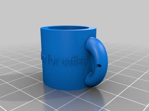 Byr Kahve anahtarlık (Plastik Aparattır!!!) 3D