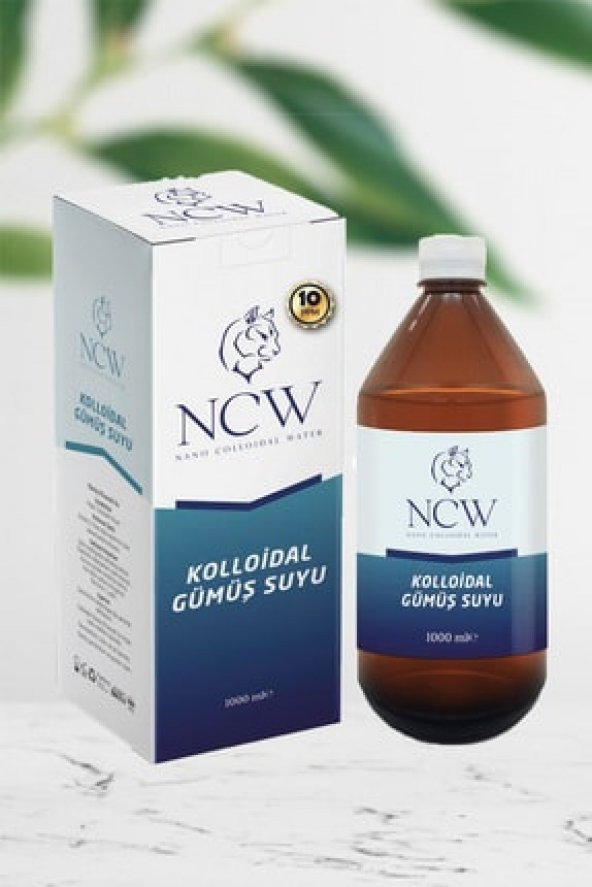 Kolloidal Gümüş Suyu 10 Ppm 1000ml