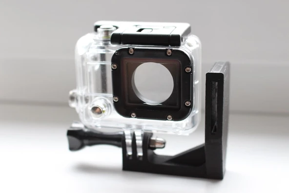 Byr GoPro Tüplü Maske Montajı (Sadece Plastik Aparattır!!!) 3D - 3