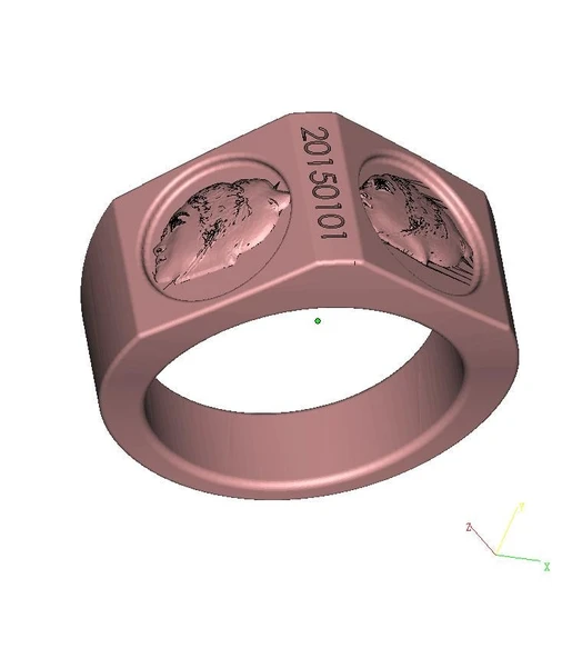 Byr Yüzlü özel yüzük (Plastik Aparattır!!!) 3D - Resim 4