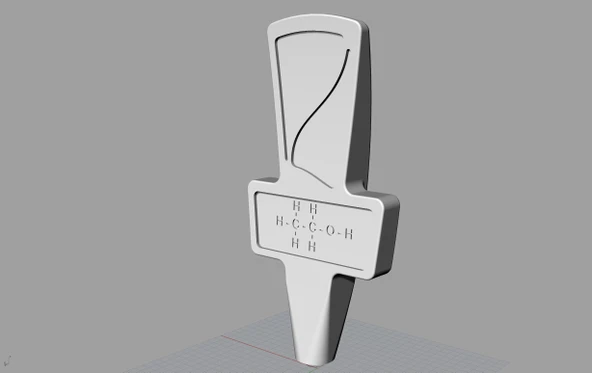 Byr Bira musluk kolu - isim yok (Sadece Plastik Aparattır!!!) 3D - Resim 2